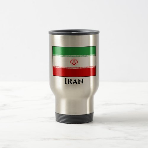 Iran Iranian Flag Travel Mug