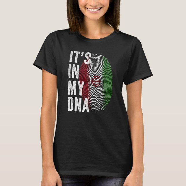 Iran It's In My DNA Cute Iranian Fingerprint Iran  T-Shirt (Front)