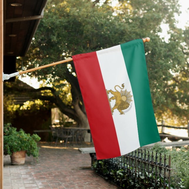 Iran Lion and Sun National Flag (In SItu)