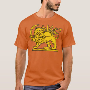 Iran Lion Sun Achaemenid Empire Safavid dynasty  T-Shirt