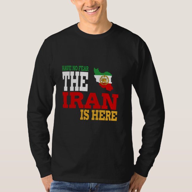 Iran Lion Sun Flag,Iran,Persian,Iran map,Flag of I T-Shirt (Front)