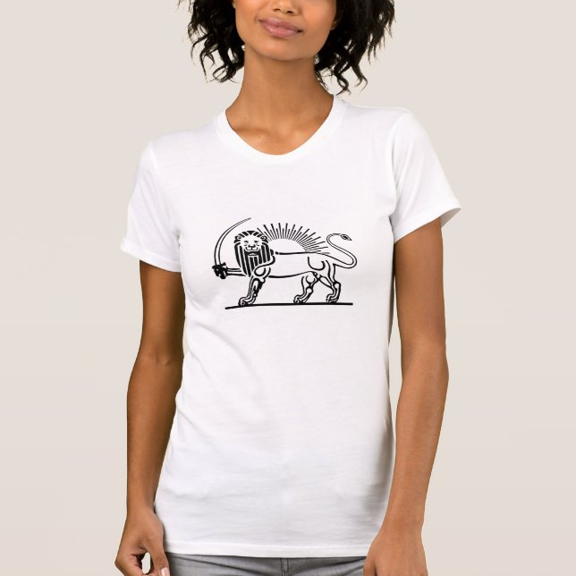 Iran Lion & Sun (Shir-O-Khorshid) T-Shirt (Front)