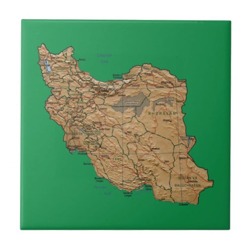 Iran Map Tile