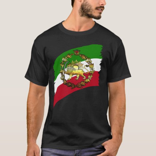 Iran Pahlavix27s flag with lion and crown  Class T_Shirt