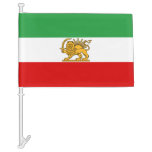 Iran, Persian flag with Lion, Shah of Iran