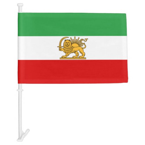 Iran Persian flag with Lion Shah of Iran