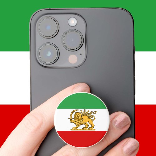 Iran Persian flag with Lion Shah of Iran  phone PopSocket