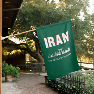 Iran Pride Iranian Persia Cradle of Civilization House Flag
