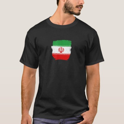 Iran Proud Iranian Flag T_Shirt