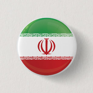 Iran  Round Icon Flag Button