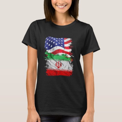 Iran Usa Flag 1 T_Shirt