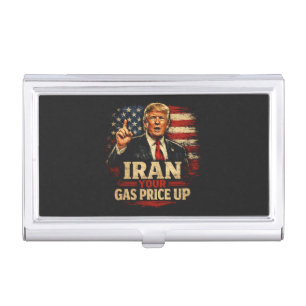 Iran Your Gas Price Up Business Card Case