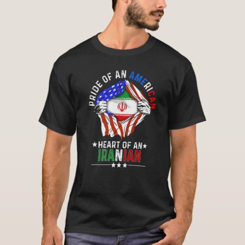 Iranian American America Pride Foreign Country Ira T_Shirt