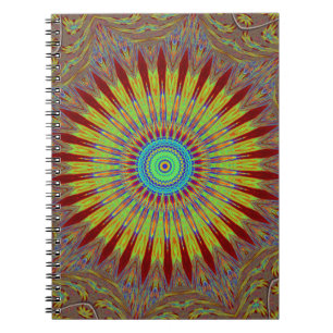 Iranian carpet African ethnic tribal pattern.jpg Notebook