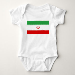 Iranian Flag (Iran) (Persian) Baby Bodysuit