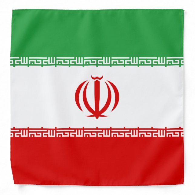 Iranian Flag (Iran) (Persian) Bandana (Front)