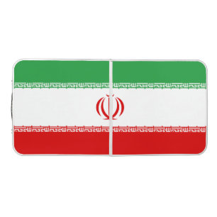 Iranian Flag (Iran) (Persian) Beer Pong Table