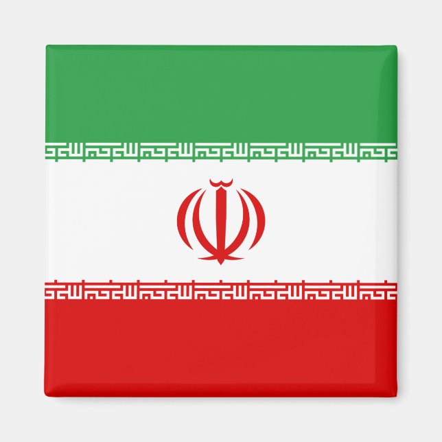 Iranian Flag (Iran) (Persian) Magnet (Front)