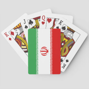 Iranian Flag (Iran) (Persian) Poker Cards