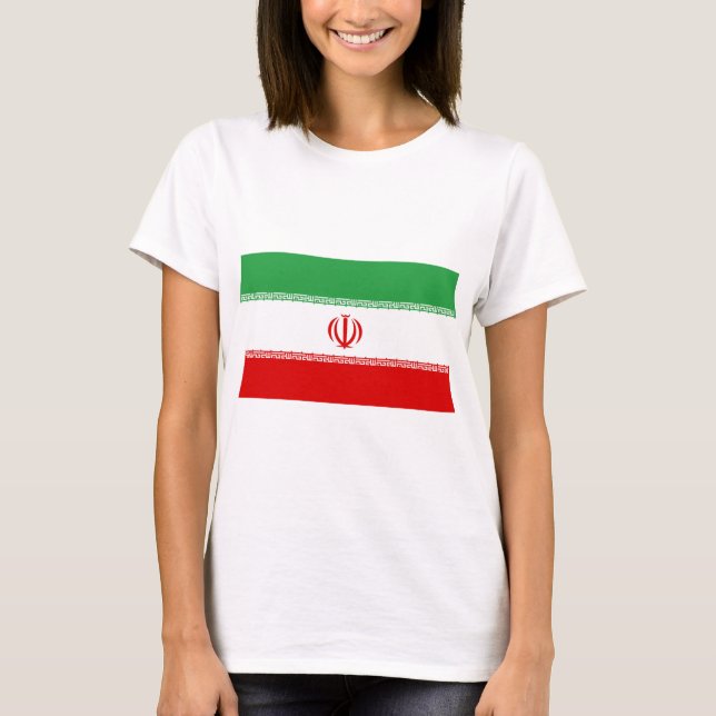 Iranian Flag (Iran) (Persian) T-Shirt (Front)