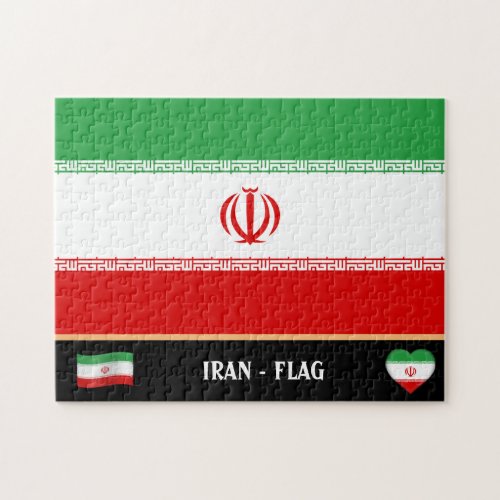 Iranian Flag  Iranian country  Iran Jigsaw Puzzle