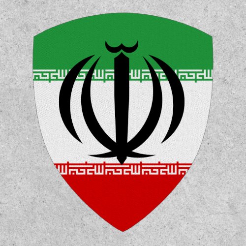 Iranian Flag  National Emblem Flag of Iran Patch