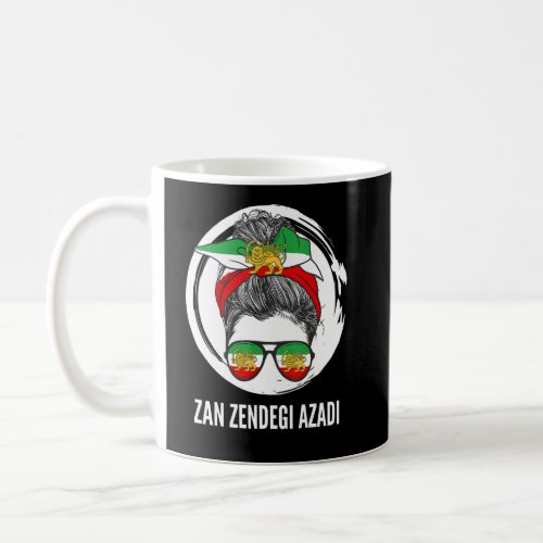 Iranian Flag Support Women of Iran Azadi WOMAN M Coffee Mug