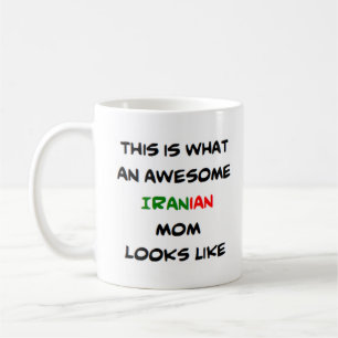 iranian mom, awesome coffee mug