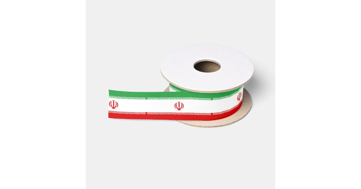 Persian Ribbon Iranian (Persian) flag ribbon | Zazzle