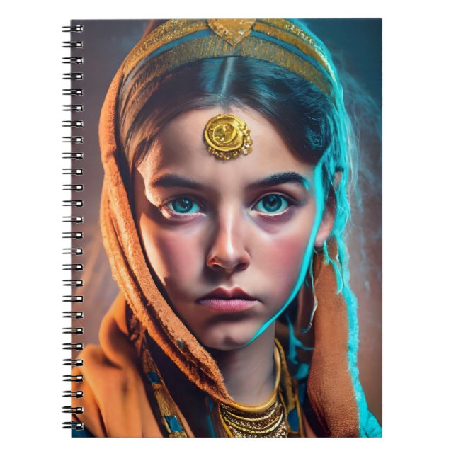 Iranian Persian girl, Back to school Notebook (Front)