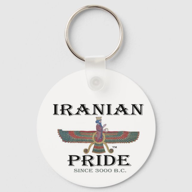 Iranian Pride Keychain (Front)
