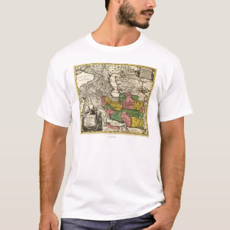 IranPanoramic MapIran T-Shirt