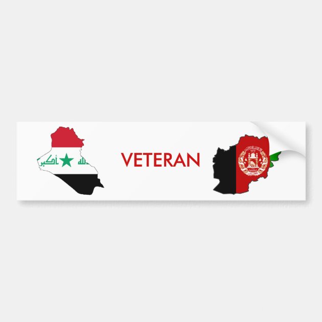I Served In Afghanistan Oval Bumper Sticker - 3x5 Inch Military Pride Decal