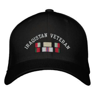 Iraq Afghanistan Veteran Embroidered Baseball Cap