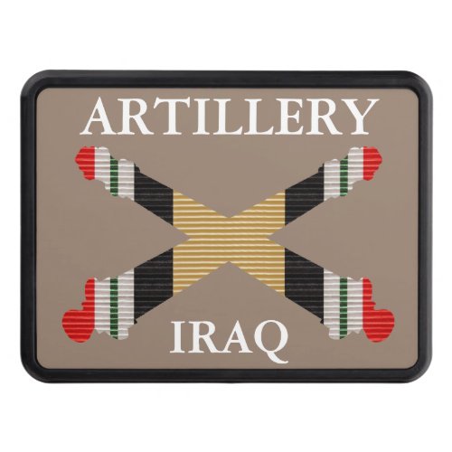 Iraq Artillery Crossed Cannon Hitch Cover