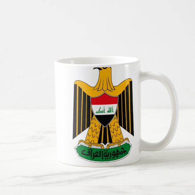 Iraq Coat of Arms Mug (Right)