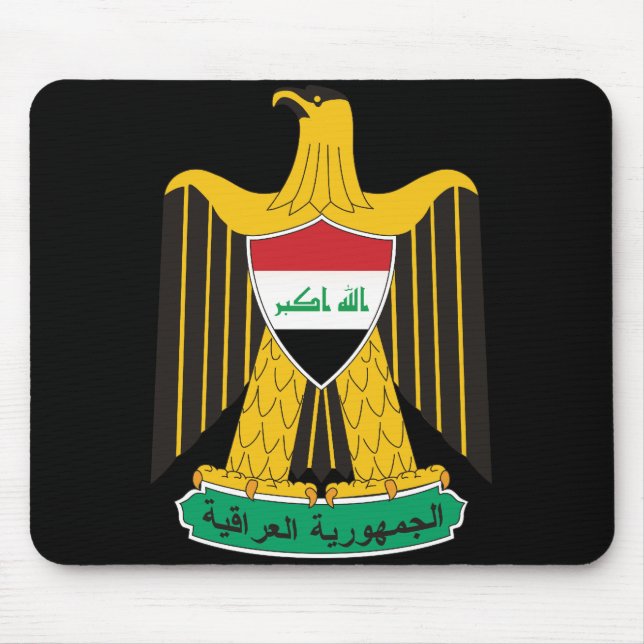 iraq emblem mouse pad (Front)