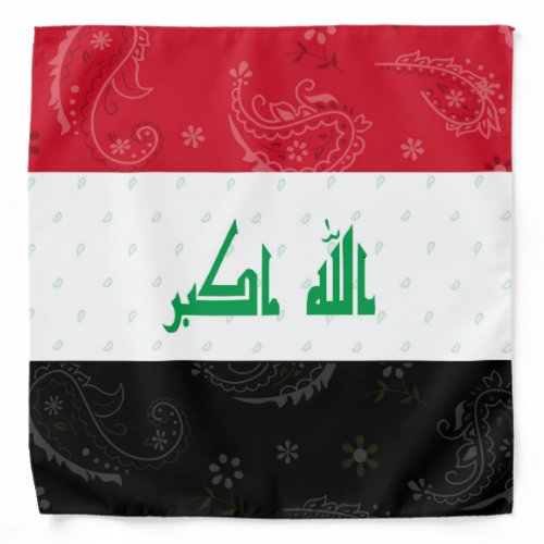 Iraq Flag Bandana