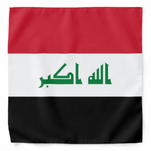 Iraq flag bandana