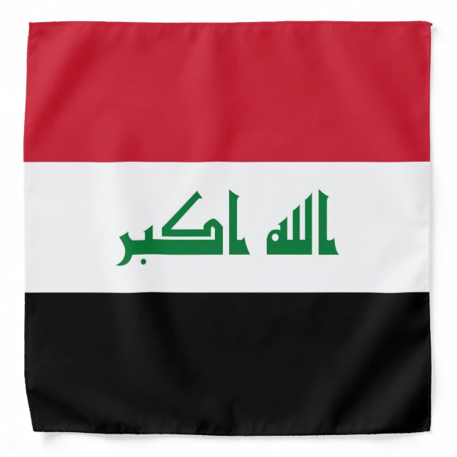 Iraq flag bandana (Front)