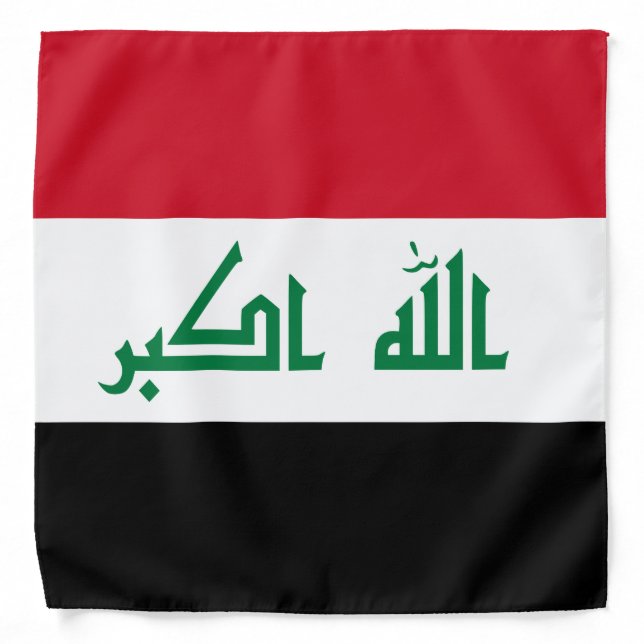Iraq Flag Bandana (Front)