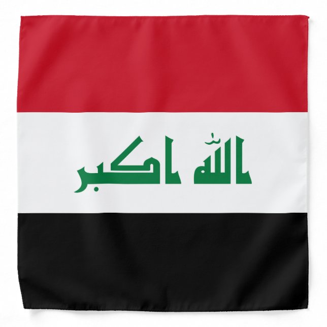 Iraq Flag Bandana (Front)