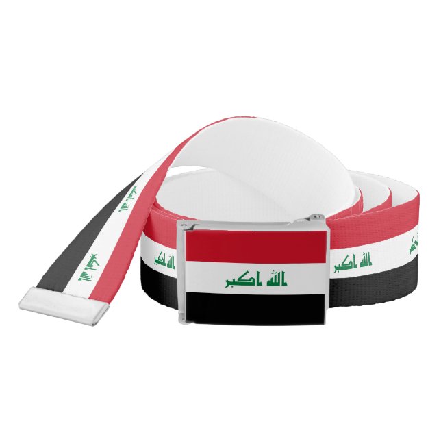 Iraq Flag Belt (Snake)