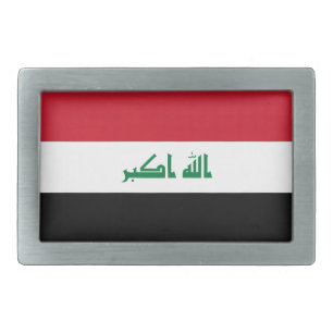 Iraq Flag Belt Buckle