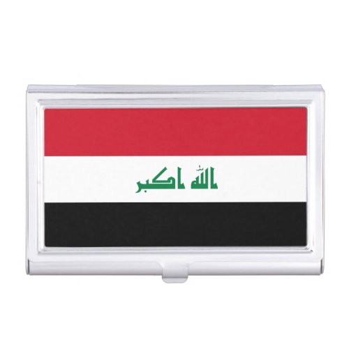 Iraq Flag Business Card Case