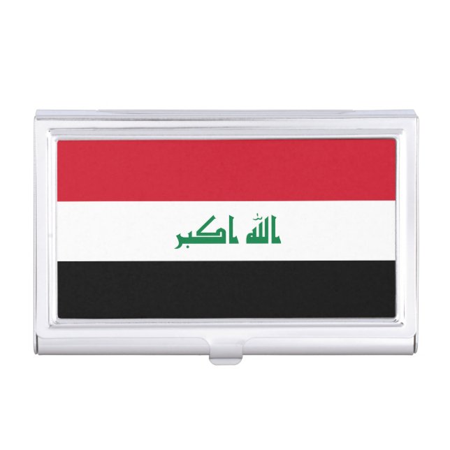 Iraq Flag Business Card Case (Front)