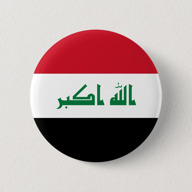 Iraq Flag Button (Front)