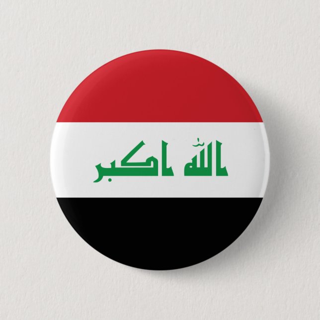 Iraq Flag Button (Front)