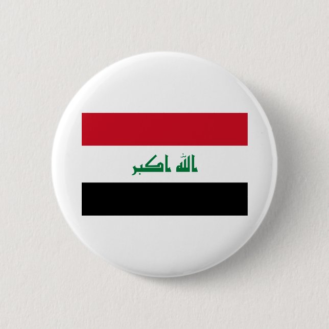 Iraq Flag Button (Front)