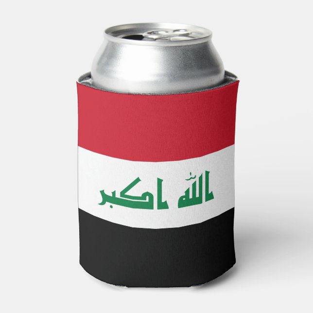 Iraq Flag Can Cooler (Can Front)